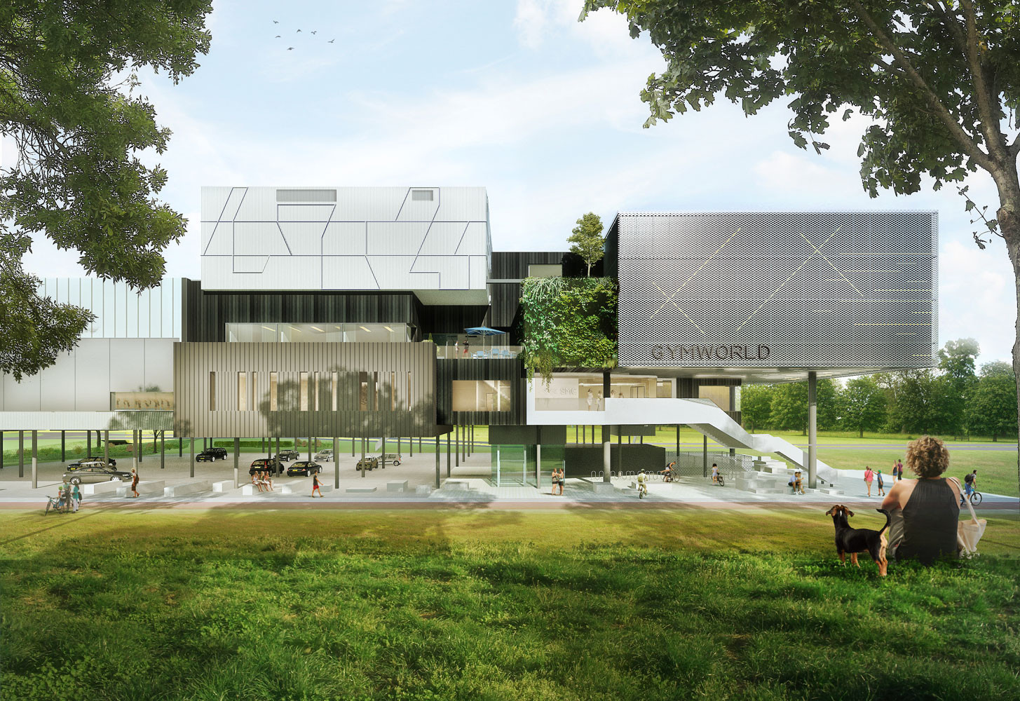 Gymworld Zoetermeer door Venhoeven CS.  Beeld VingtSix