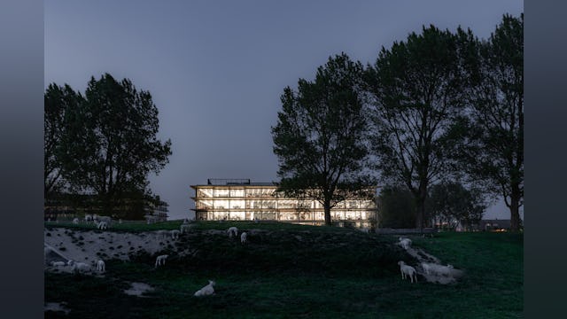 Hoofdkantoor ASICS EMEA in Hoofddorp door Powerhouse Company. Beeld Sebastian van Damme