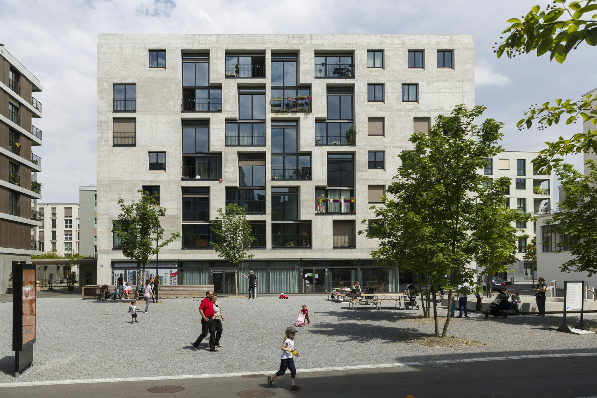 Hunziker Areal Haus G in Zürich door pool Architekten. Beeld Niklaus Spoerri