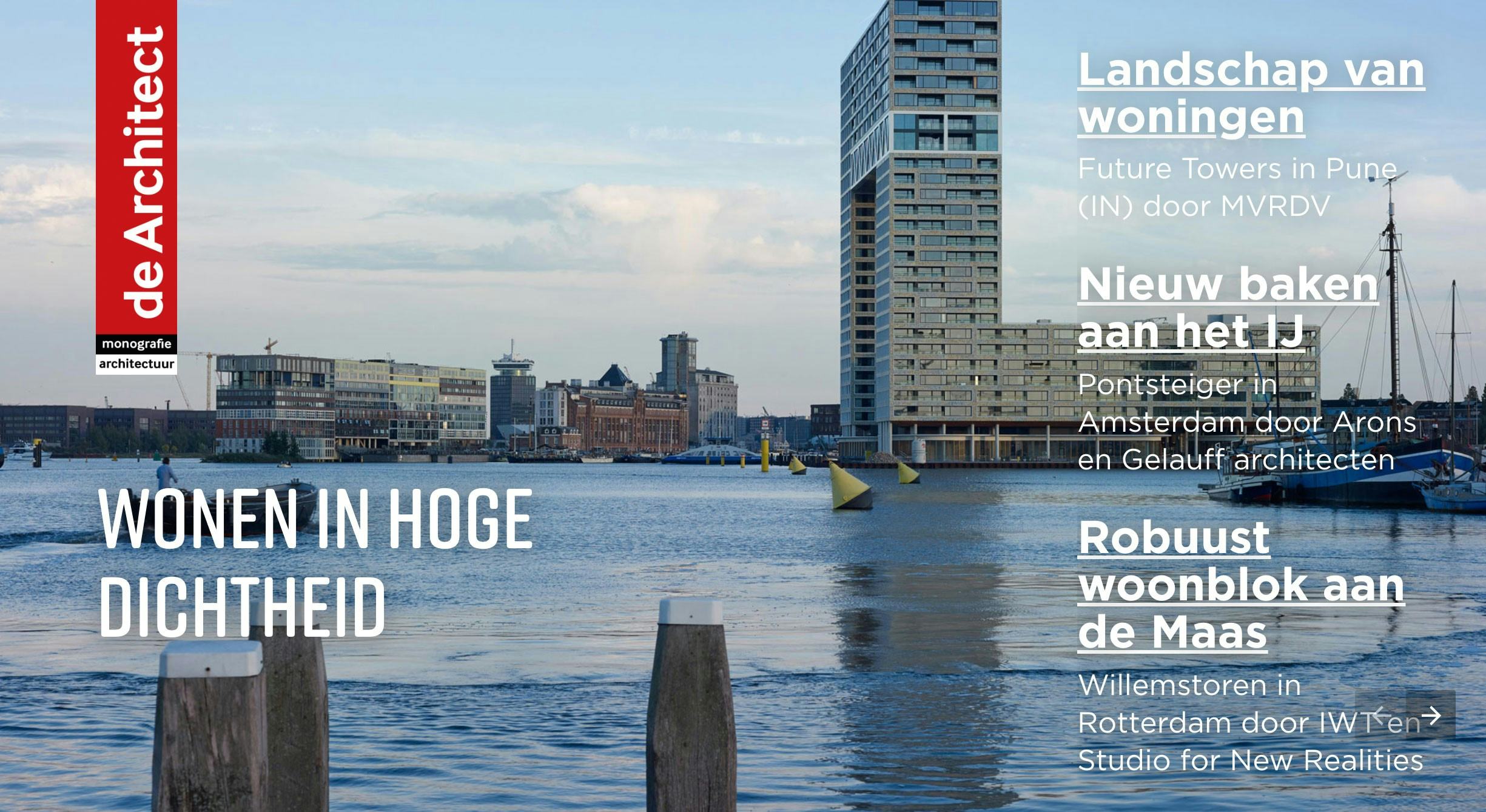 Monografie Architectuur Juni 2019 over Wonen in hoge dichtheid