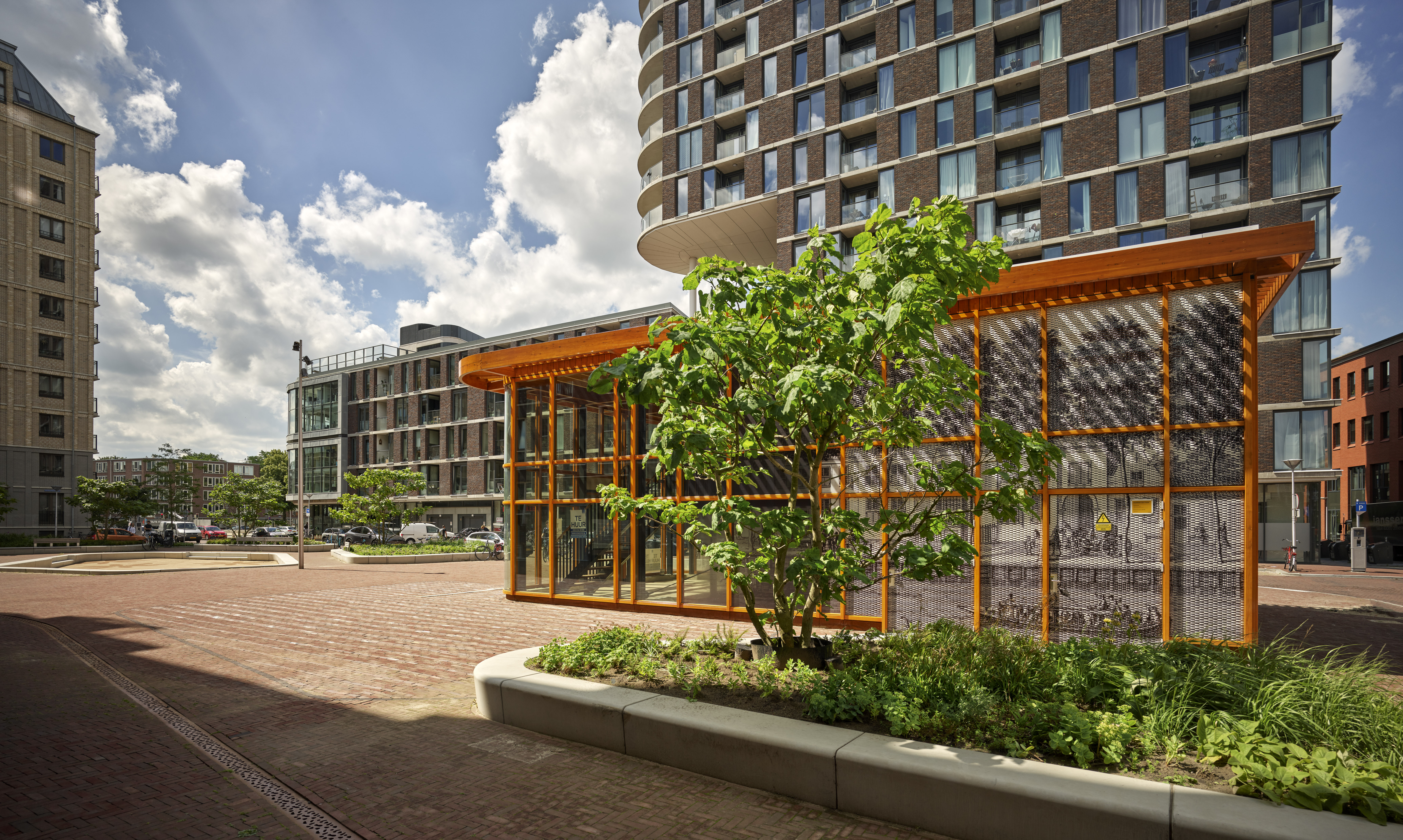 Paviljoen Zijdebalen Utrecht door Rijnboutt. Beeld Kees Hummel