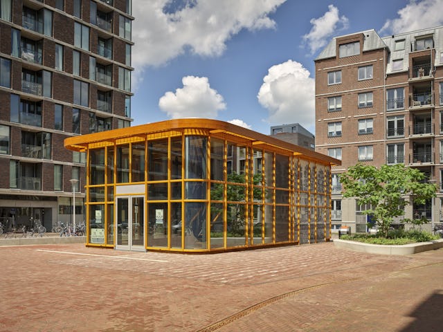 Paviljoen Zijdebalen Utrecht door Rijnboutt. Beeld Kees Hummel