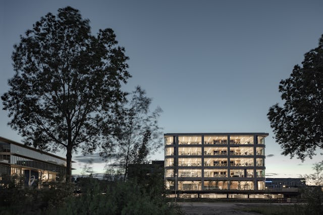 Hoofdkantoor Danone in Hoofddorp door Powerhouse Company. Beeld Sebastian van Damme