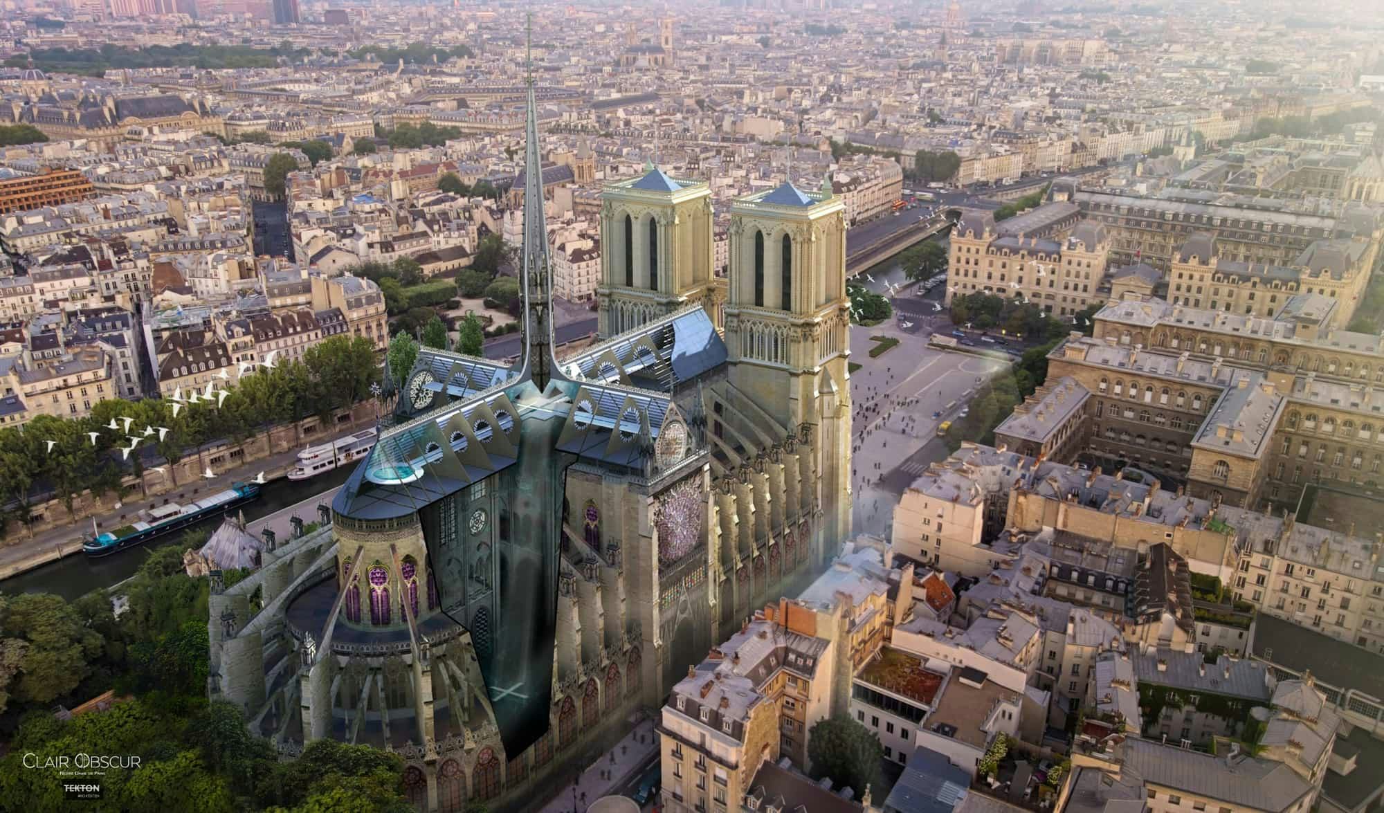 TEKTON Architekten deelnemer prijsvraag wederopbouw Notre-Dame