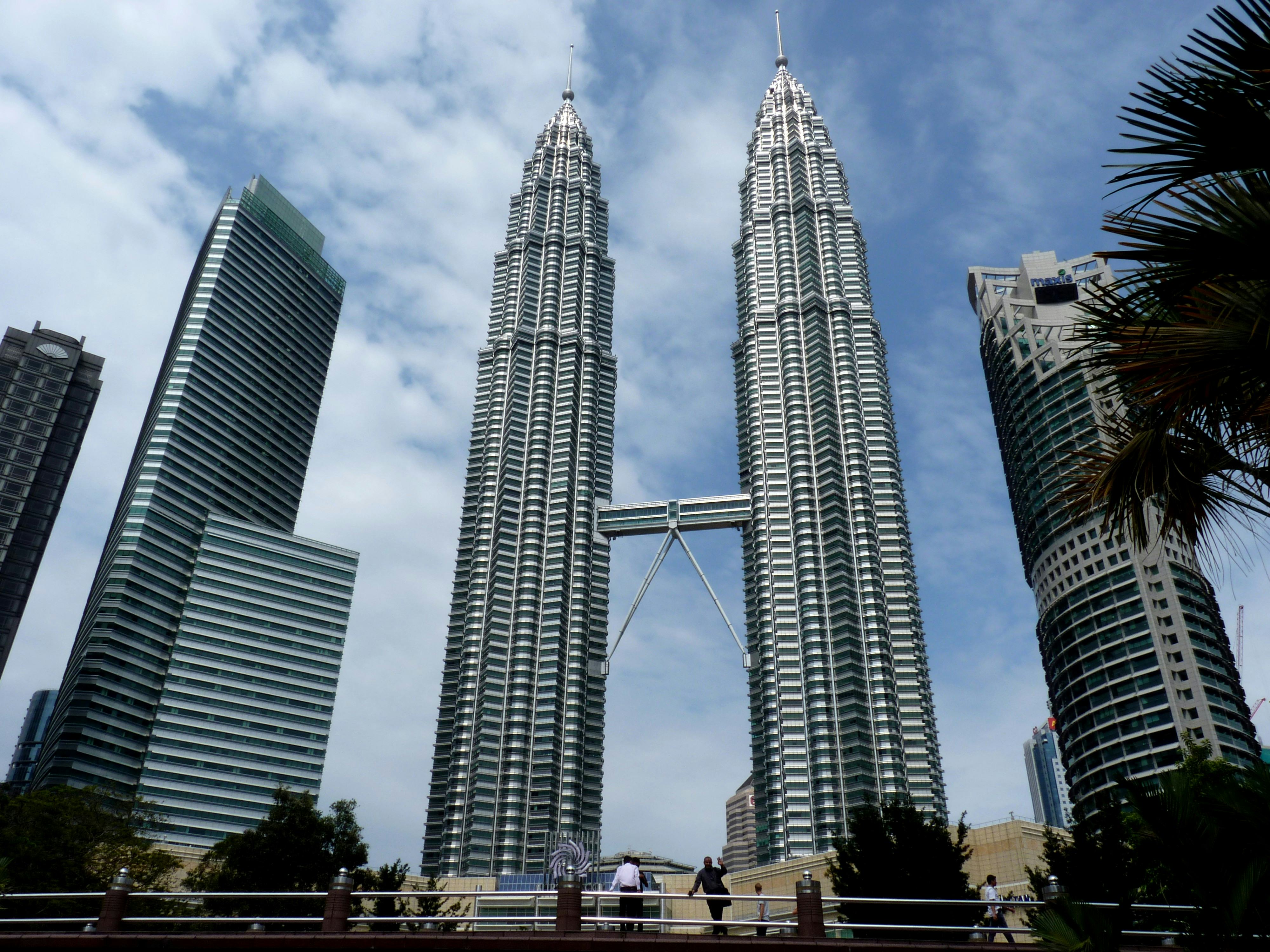 Petronas Twin Towers in Kuala Lumpur Maleisië 