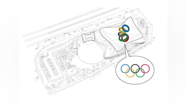 Olympic House Lausanne door 3XN