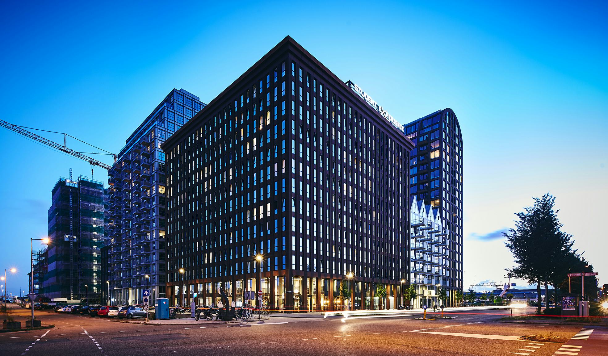 Grootschalige woonontwikkeling De Werf op het NDSM-terrein. Beeld Milan Hofmans