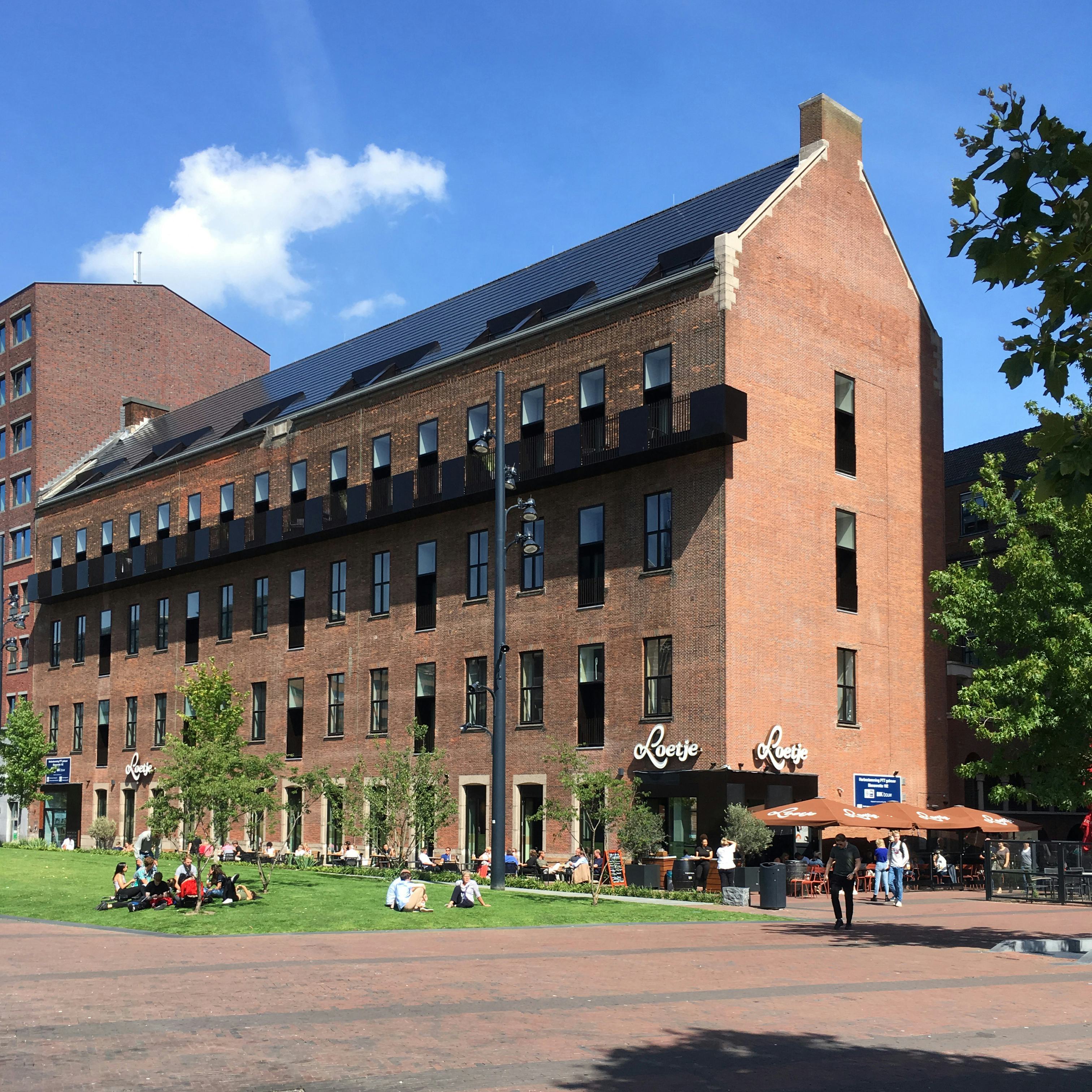 Het gebouw aan de Binnenrotte. Beeld: JSA