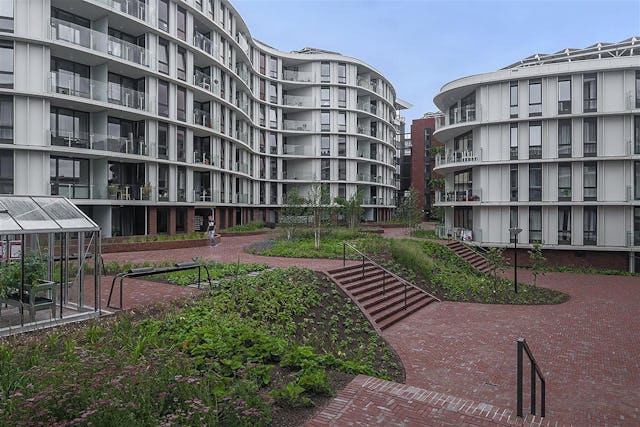 Verhoogd maaiveld - foto: John Lewis Marshall