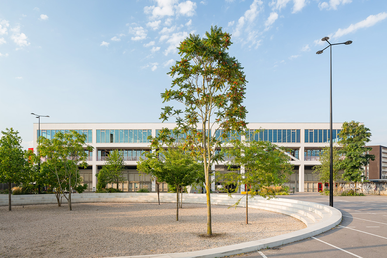 Het bos, het plein, het platform (foto: Peter Tijhuis)