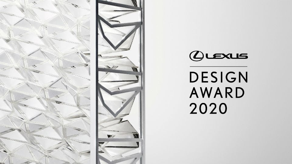 Inschrijven voor Lexus Design Award 2020