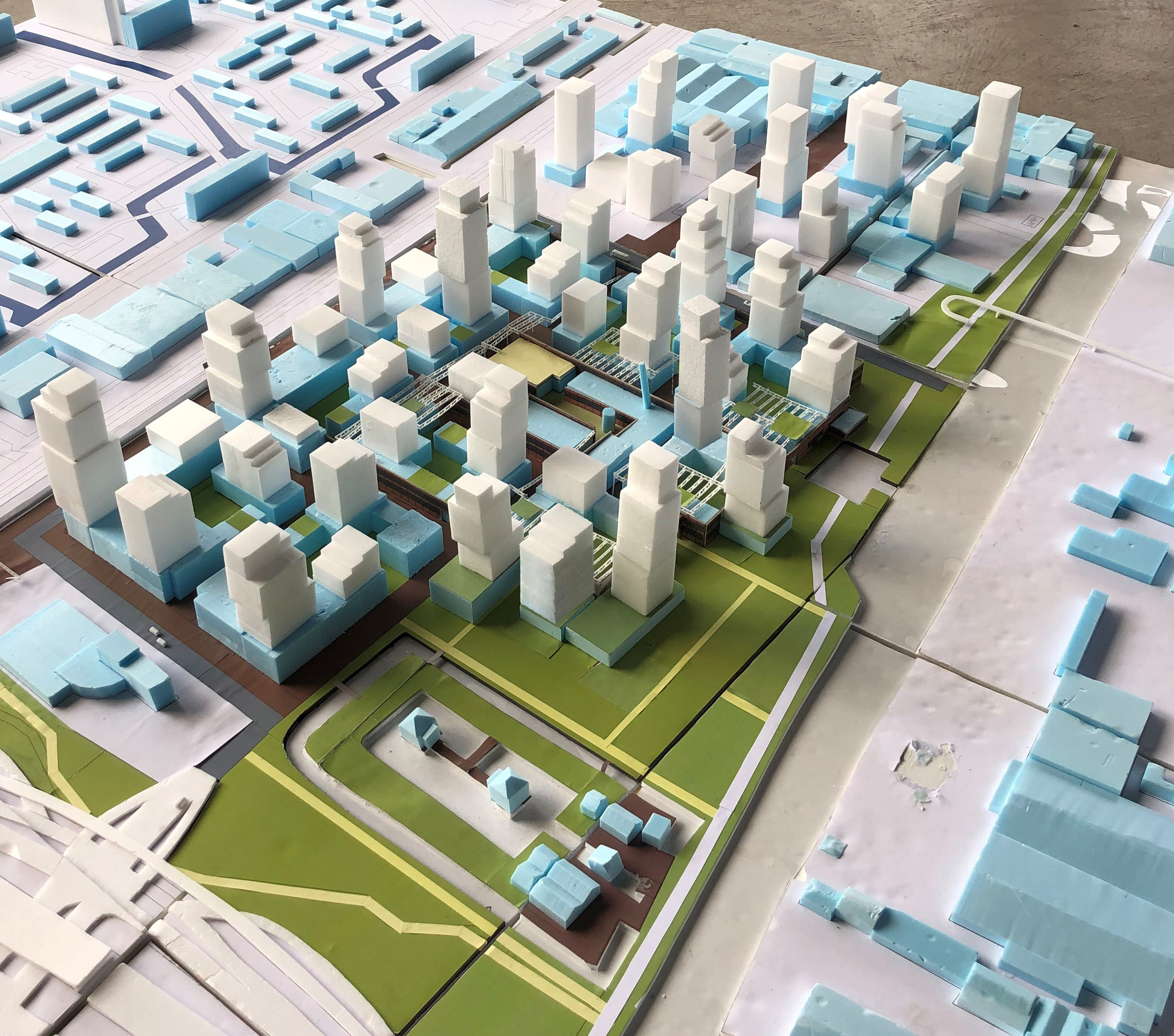 Stedenbouwkundige maquette
