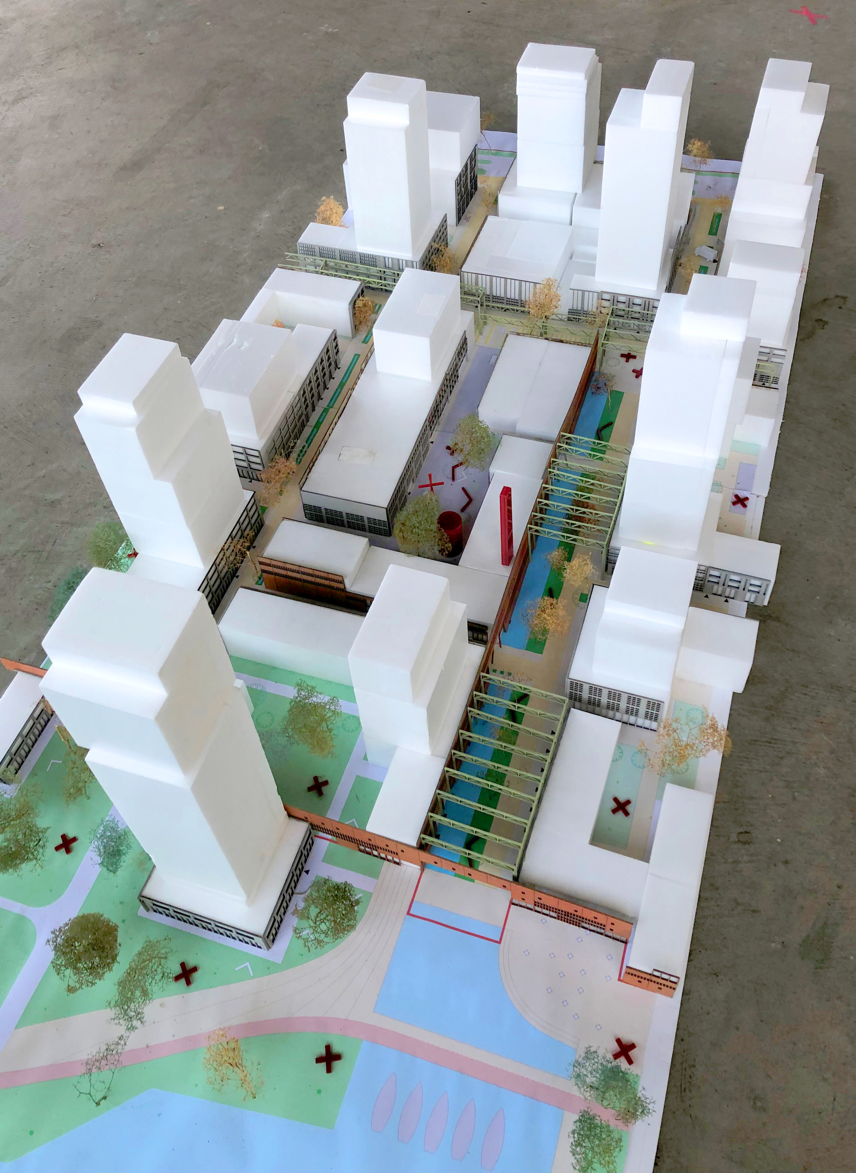 Stedenbouwkundige voorbeelduitwerking in maquette