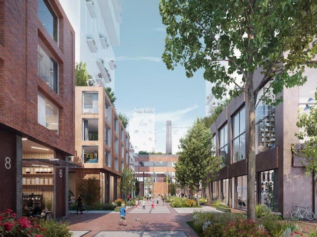 Veilig spelen op straat.  Beeld VERO Visuals