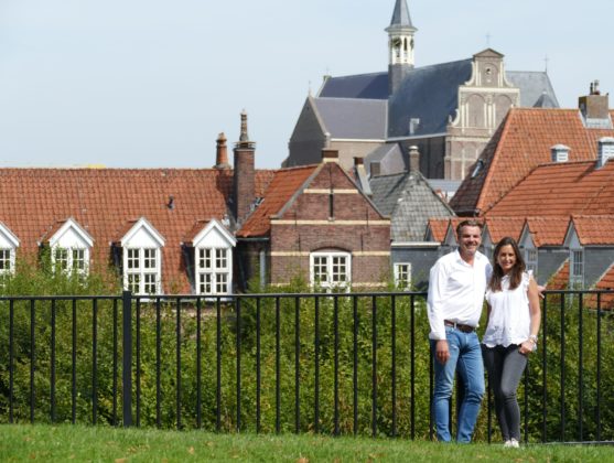 Ondernemers Aard Keijser en Lonneke van der Weyden voor Het Arsenaal in Grave