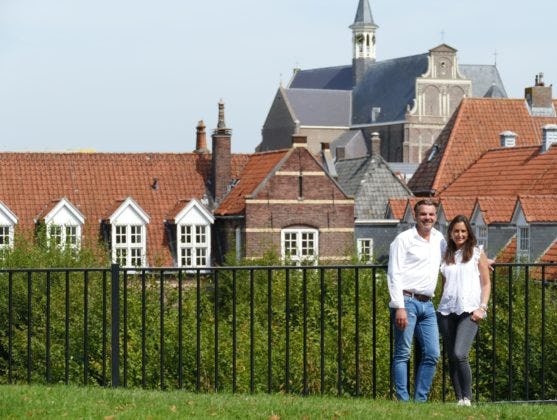 Ondernemers Aard Keijser en Lonneke van der Weyden voor Het Arsenaal in Grave