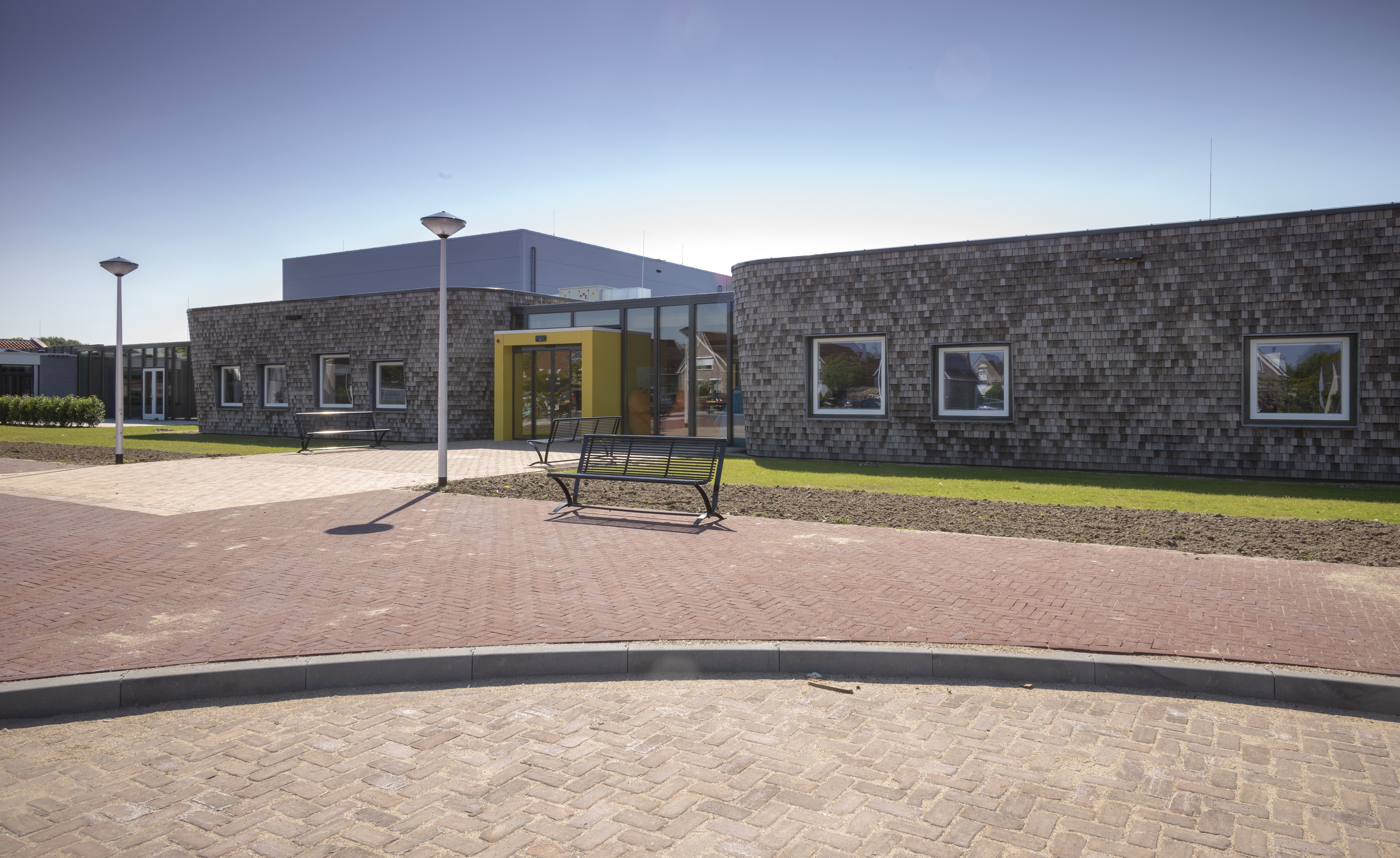 Circulair gebouw voor kind- en jeugdkliniek in Kloetinge door Rothuizen architecten en stedenbouwkundigen. Beeld R. Zandee