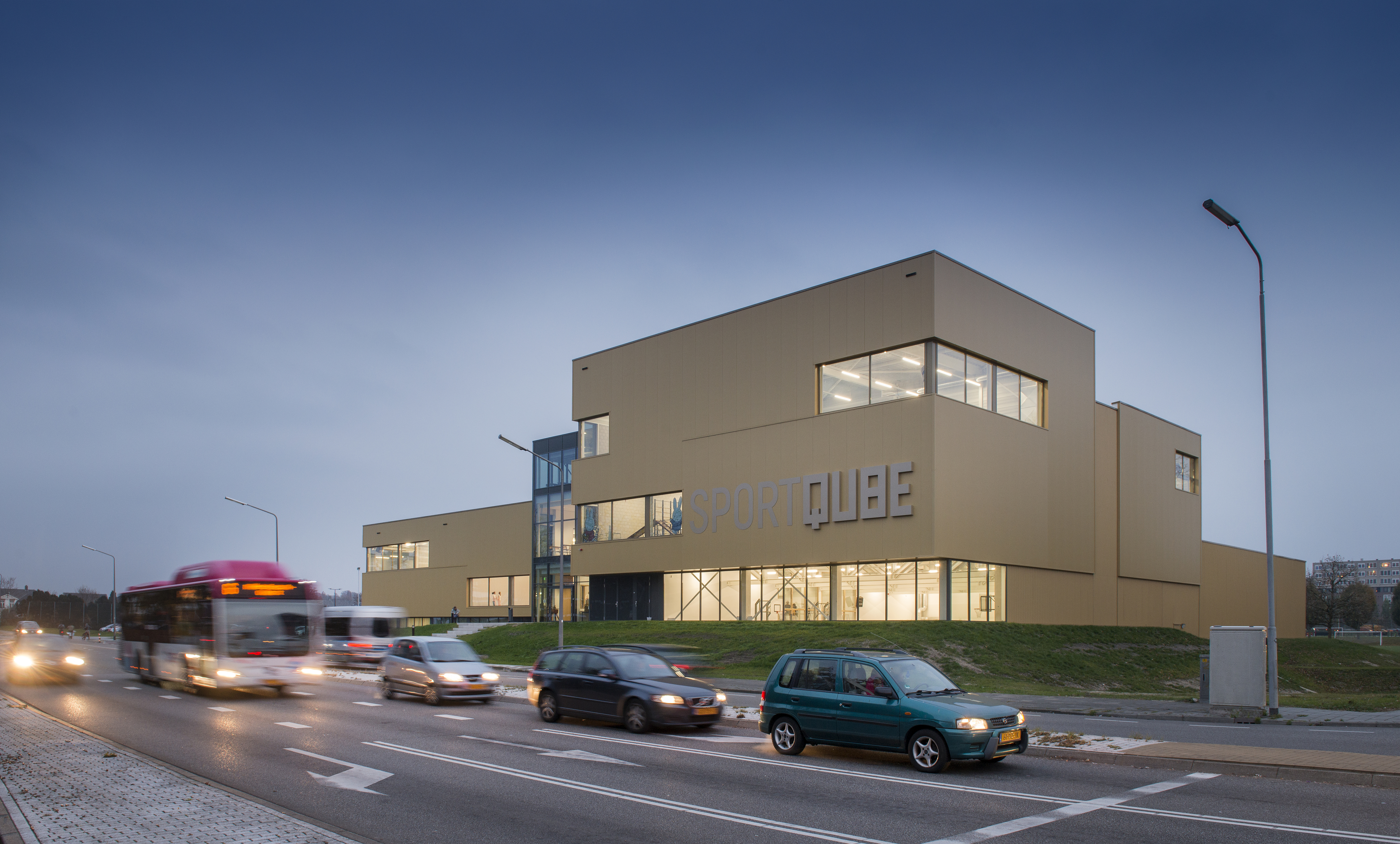 Sportqube Nijmegen gefotografeerd voor LIAG Architecten Den Haag