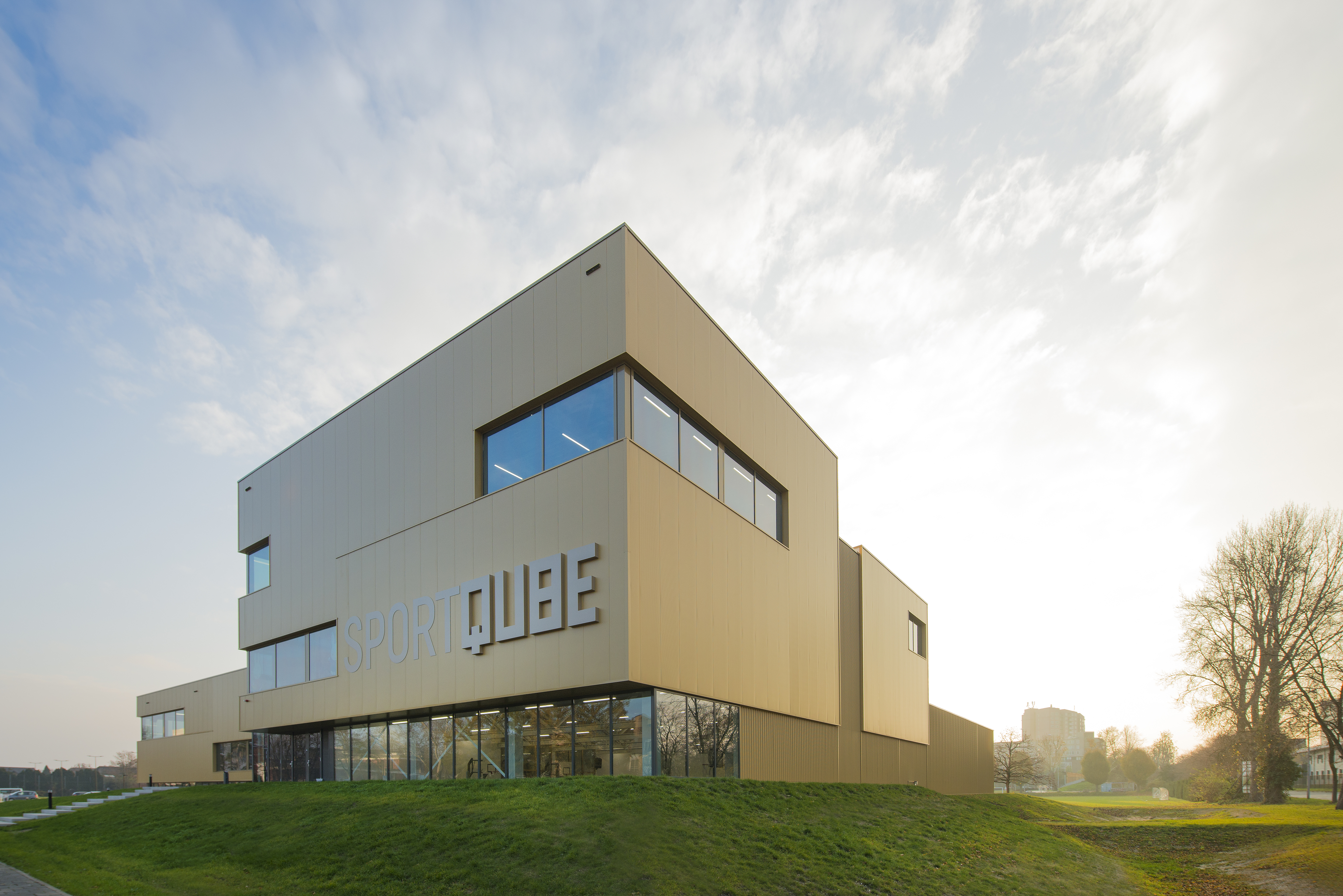 Sportqube Nijmegen gefotografeerd voor LIAG Architecten Den Haag