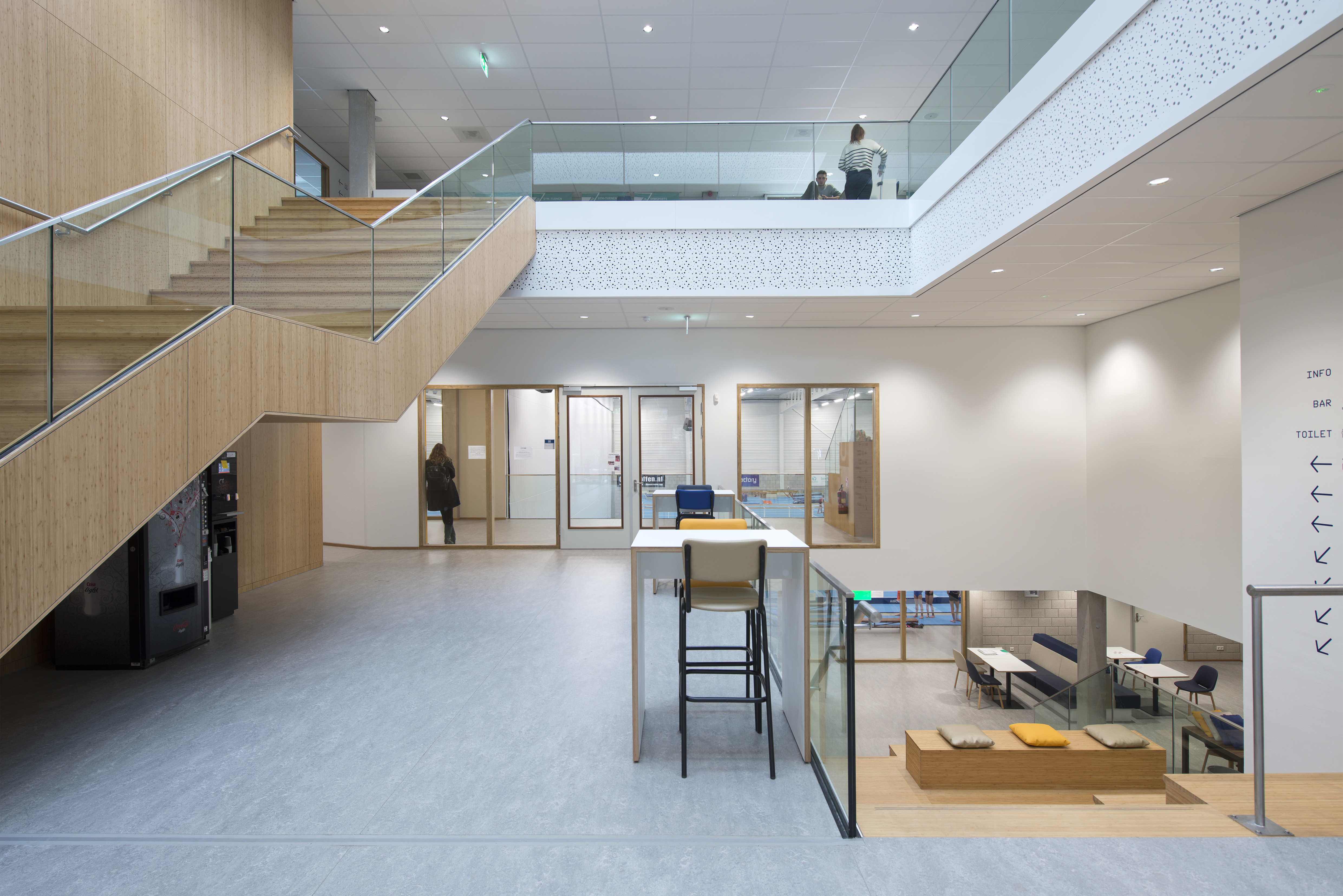 Sportqube Nijmegen gefotografeerd voor LIAG Architecten Den Haag