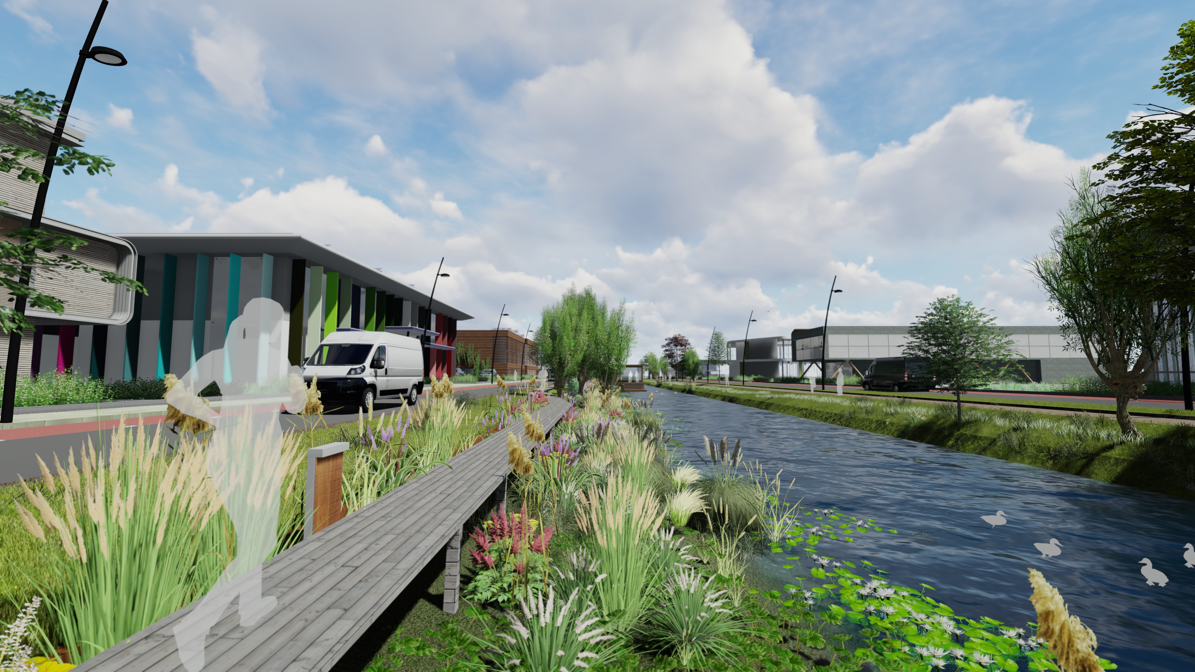 od205 Impressie Middentocht circulair bedrijvenpark Ambachtsezoom