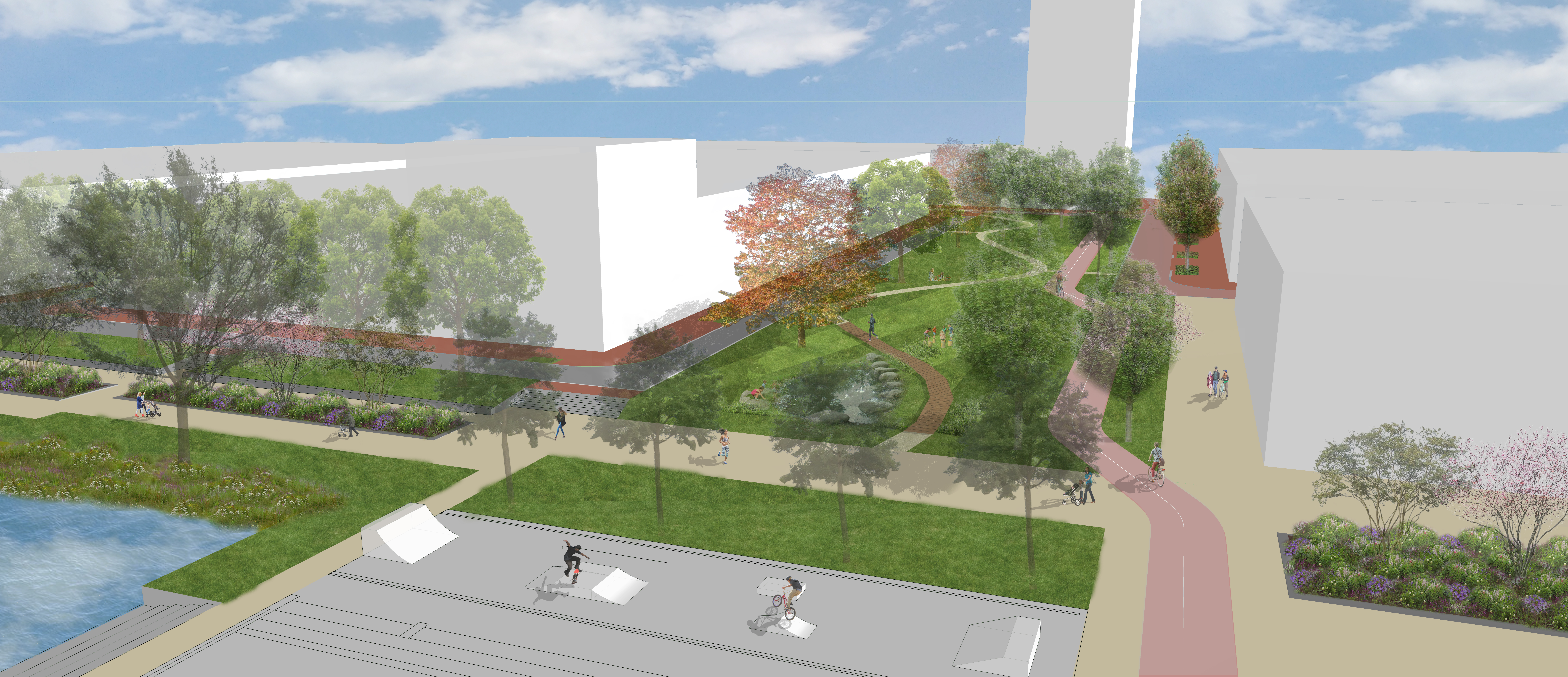 od205 Woerden Snellerpoort sfeerbeeld park