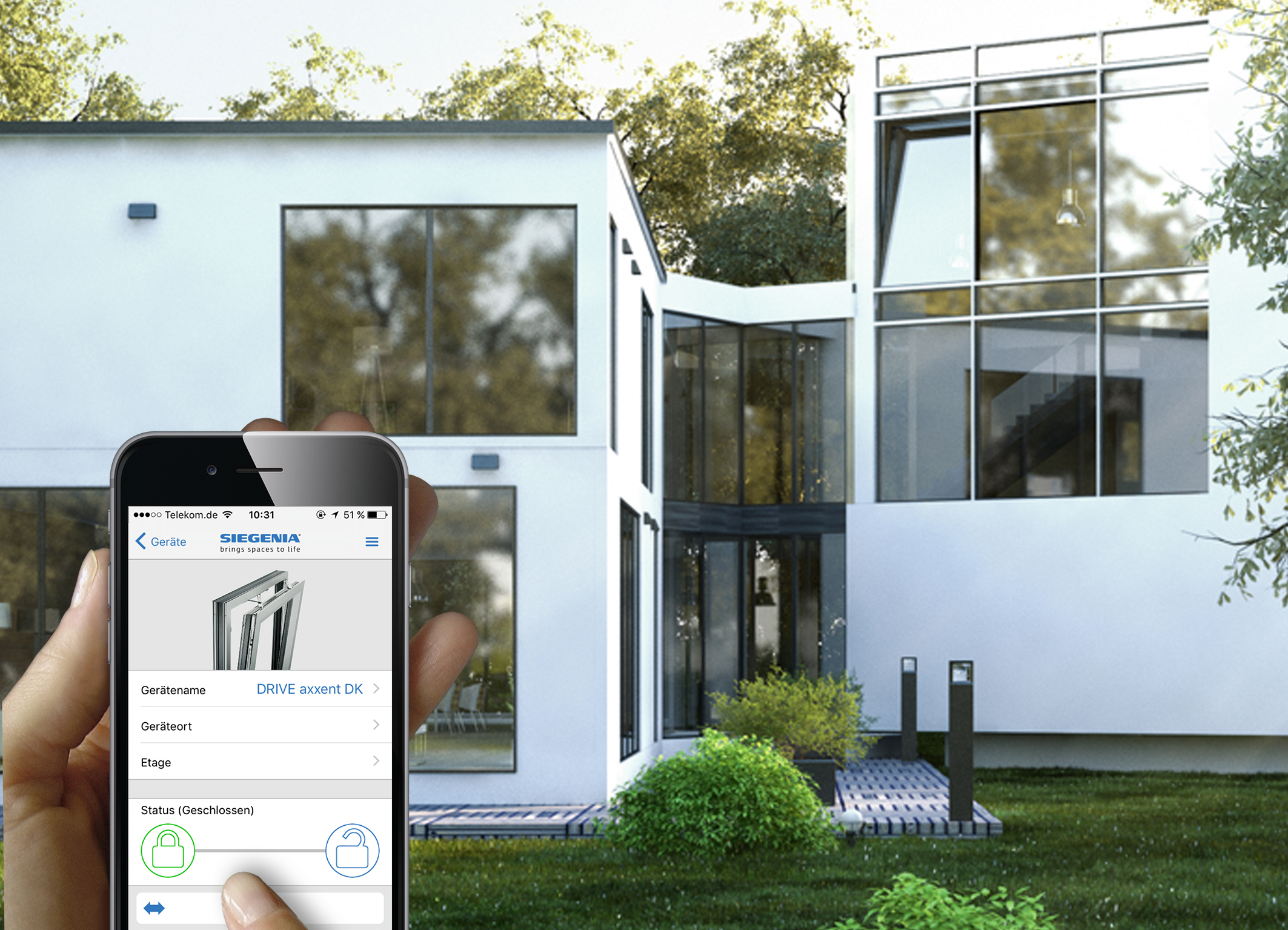 1.	Gemakkelijk en superveilig: met een druk op de knop alle ramen sluiten wanneer je het pand verlaat