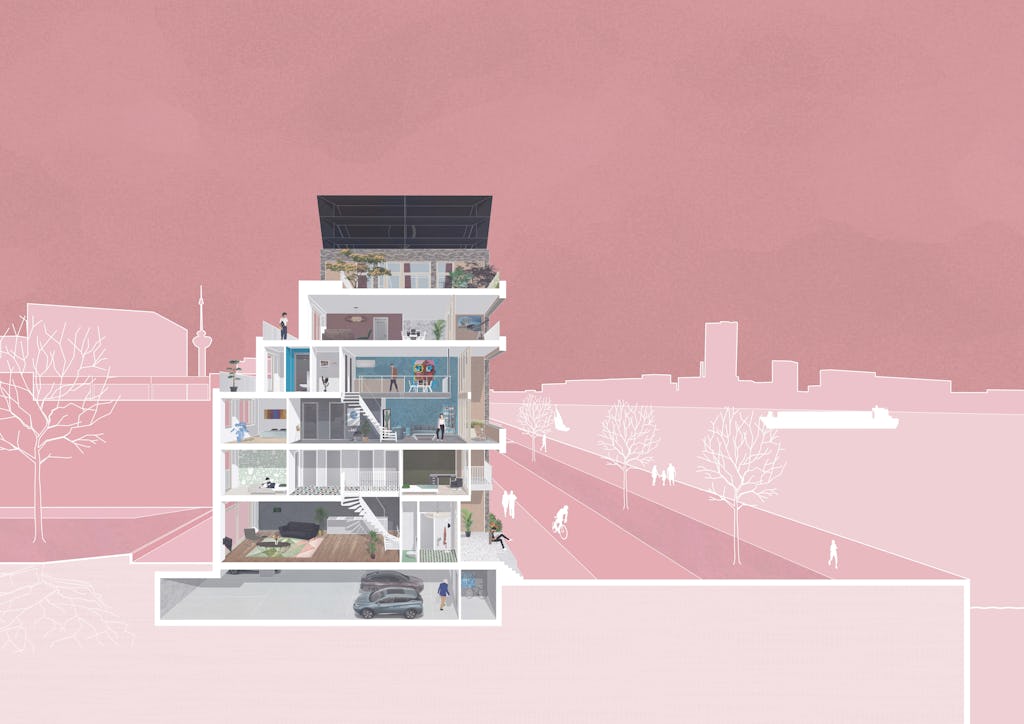 Eden District in Rotterdam door Studio architectuurMAKEN i.s.m. Arons en Gelauff architecten. Beeld Studio architectuurMAKEN