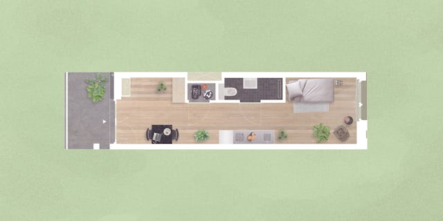 Oostenburgereiland in Amsterdam door Studio architectuurMAKEN. Beeld Studio architectuurMAKEN