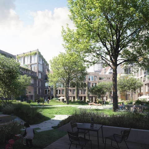 Eden District in Rotterdam door Studio architectuurMAKEN i.s.m. Arons en Gelauff architecten. Beeld WAX