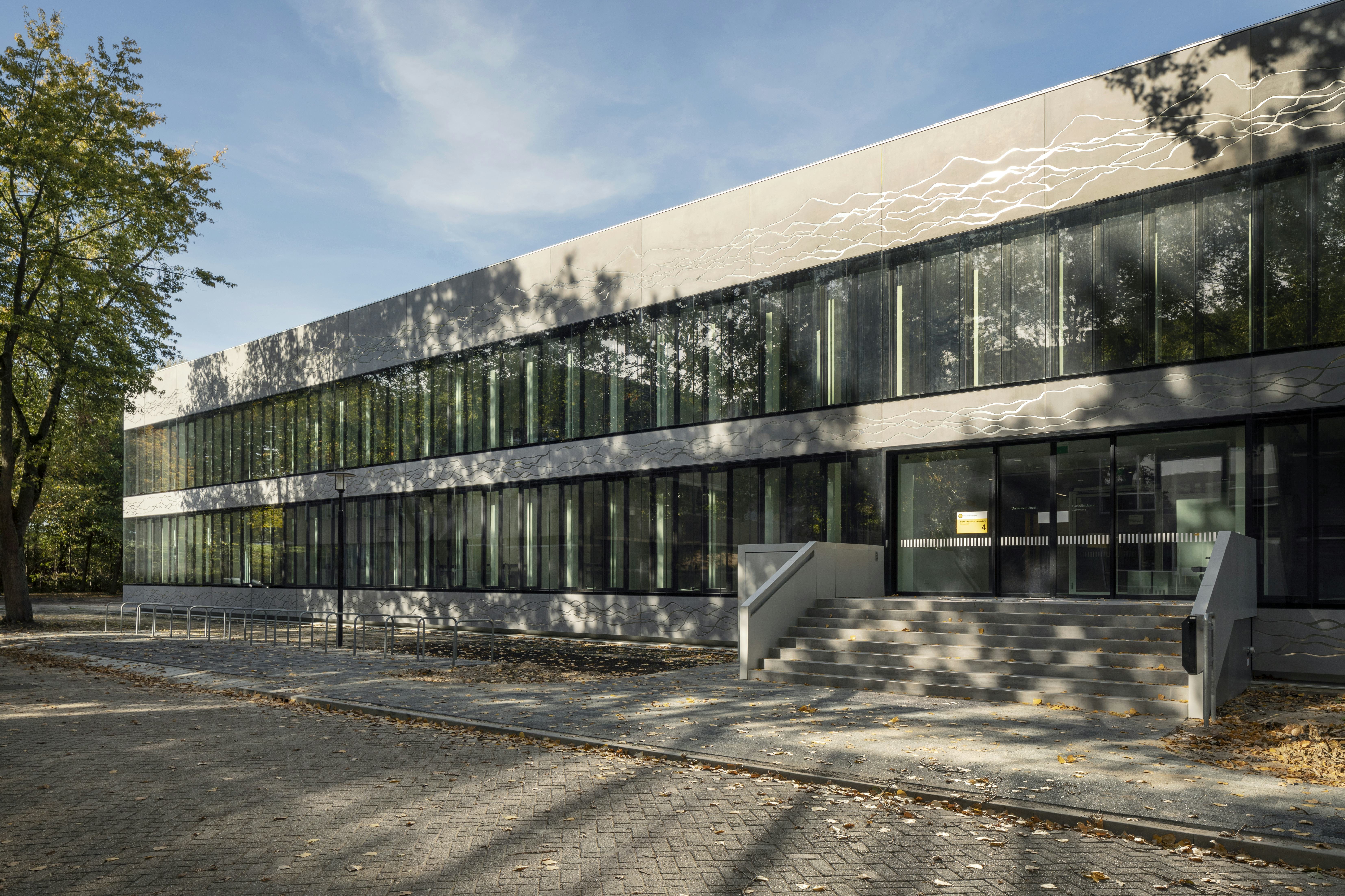 Opening Earth Simulation Laboratory door Barcode Architects