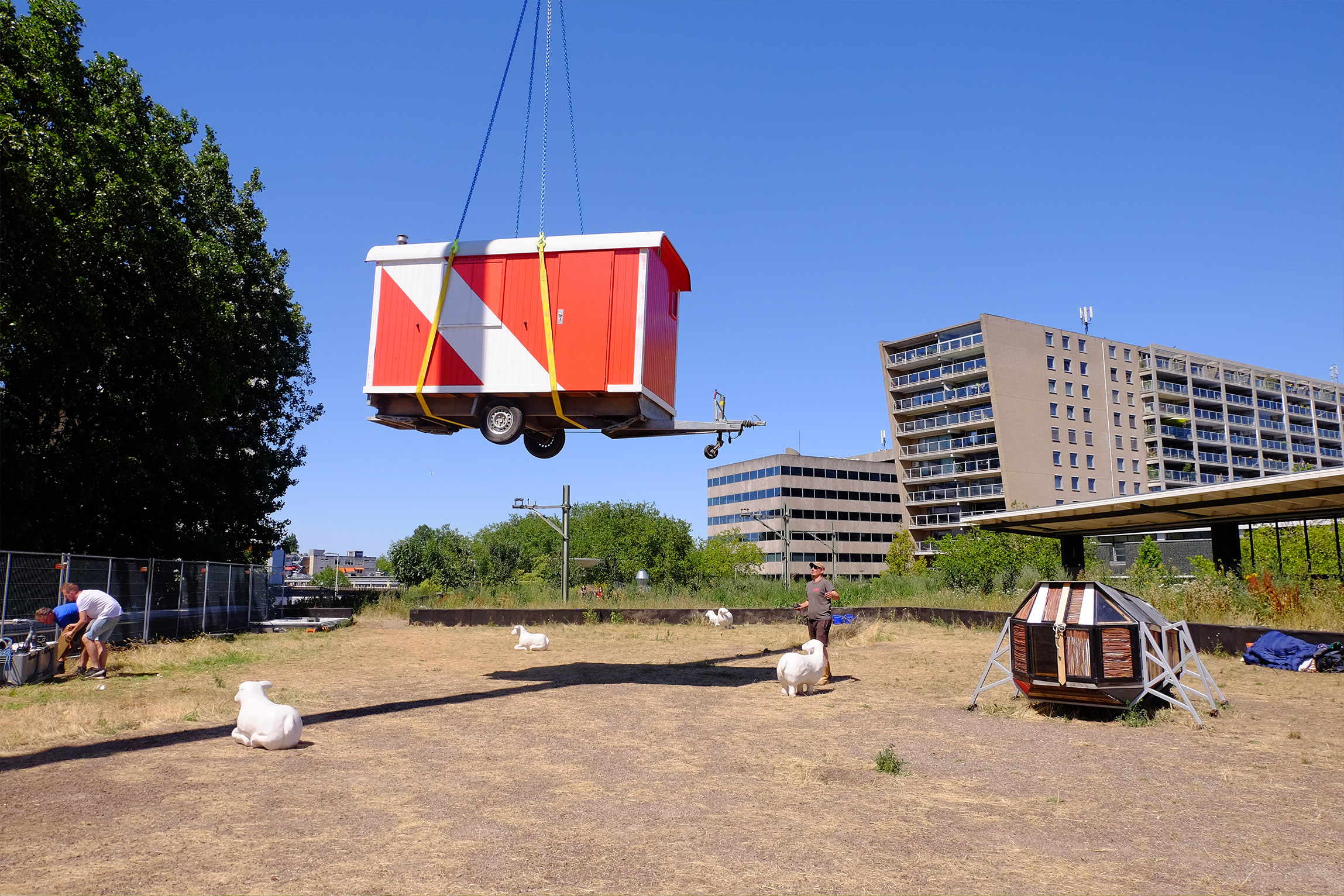 Dakdorpen Rotterdam door Walden Studio. Beeld Walden Studio