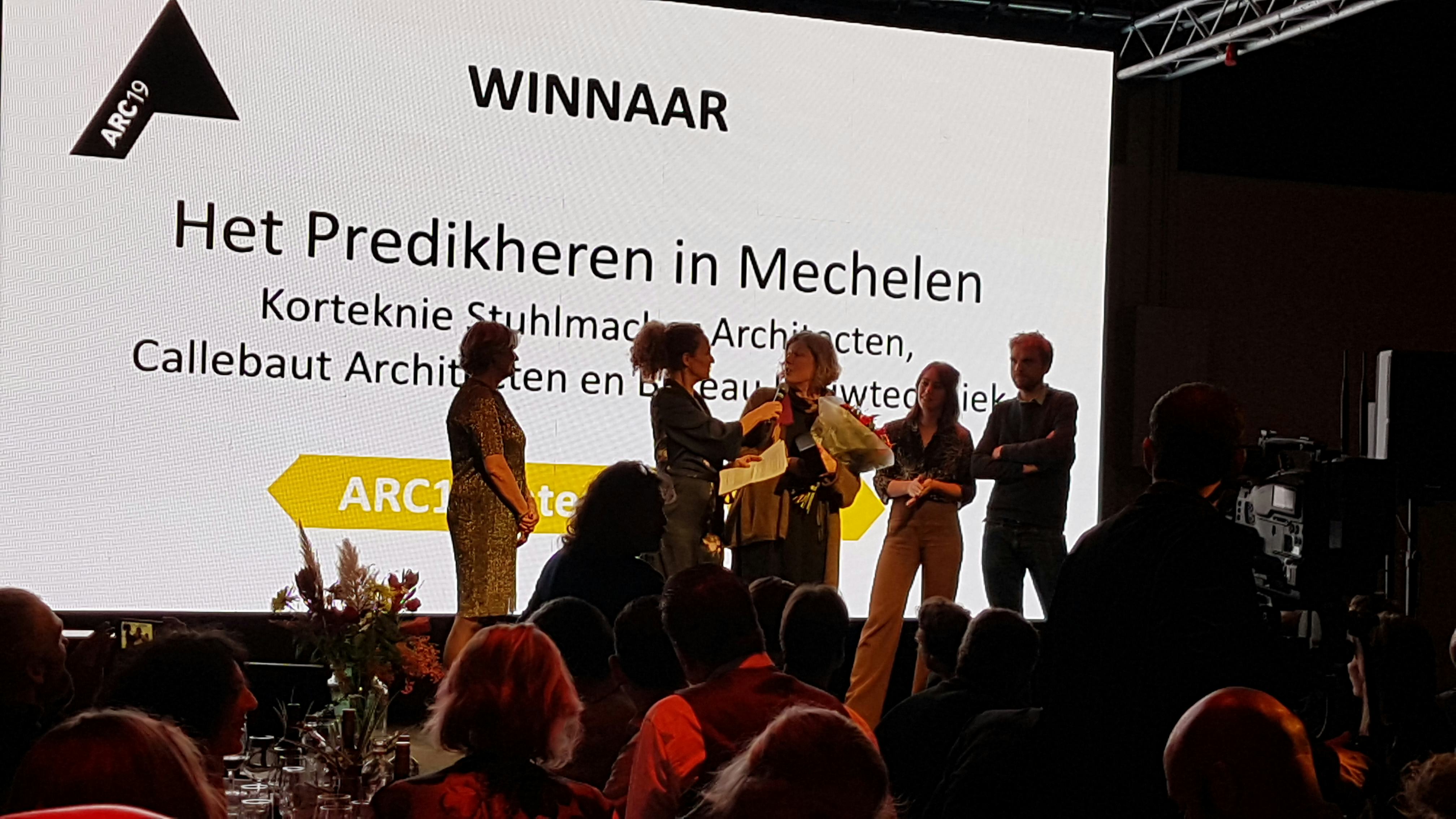 ARC19 Interieur Award naar Het Predikheren door Korteknie Stuhlmacher ism Callebaut en Bureau Bouwtechniek