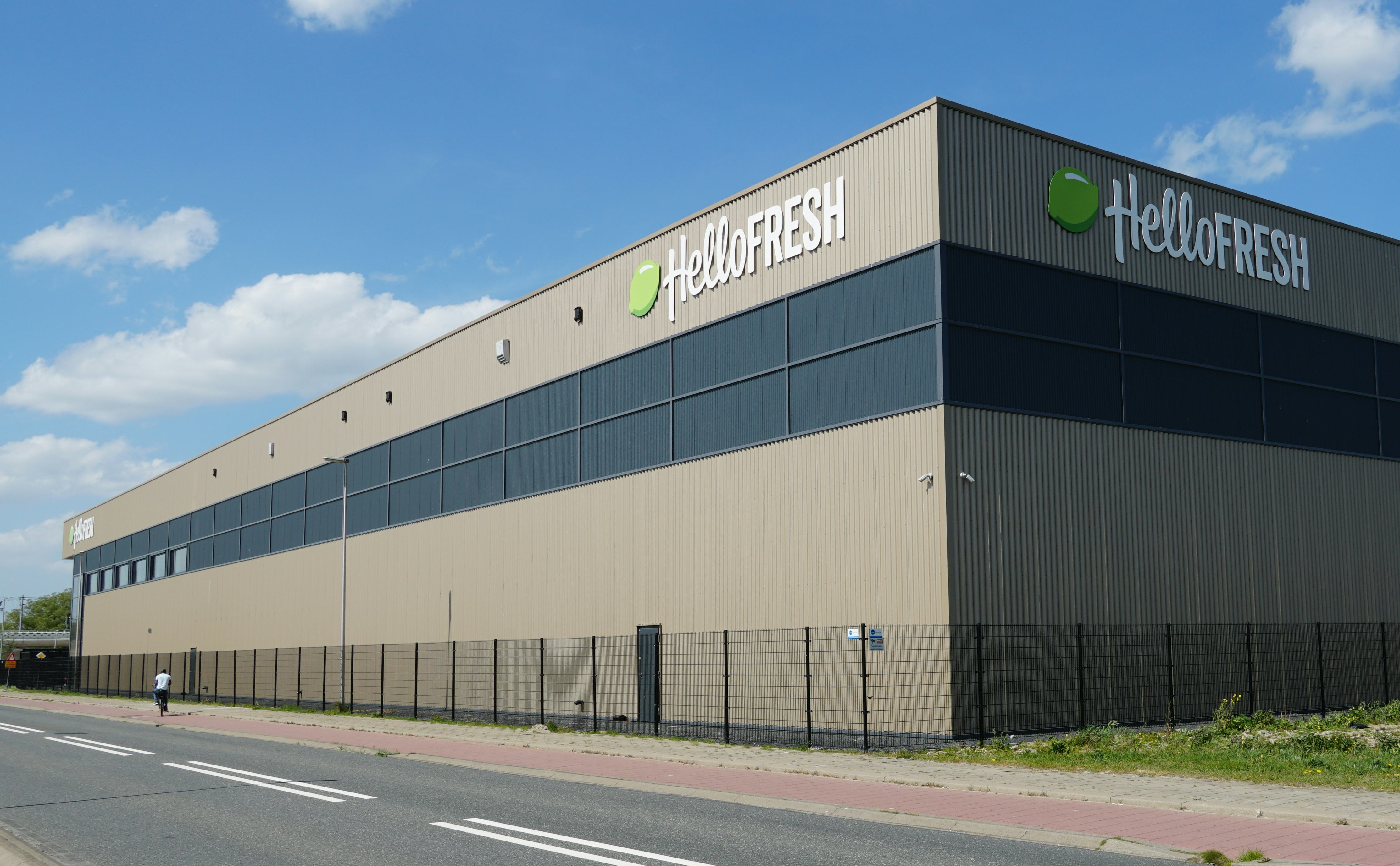 Het distributiecentrum van HelloFresh in Bleiswijk/Zoetermeer. Beeld Shutterstock