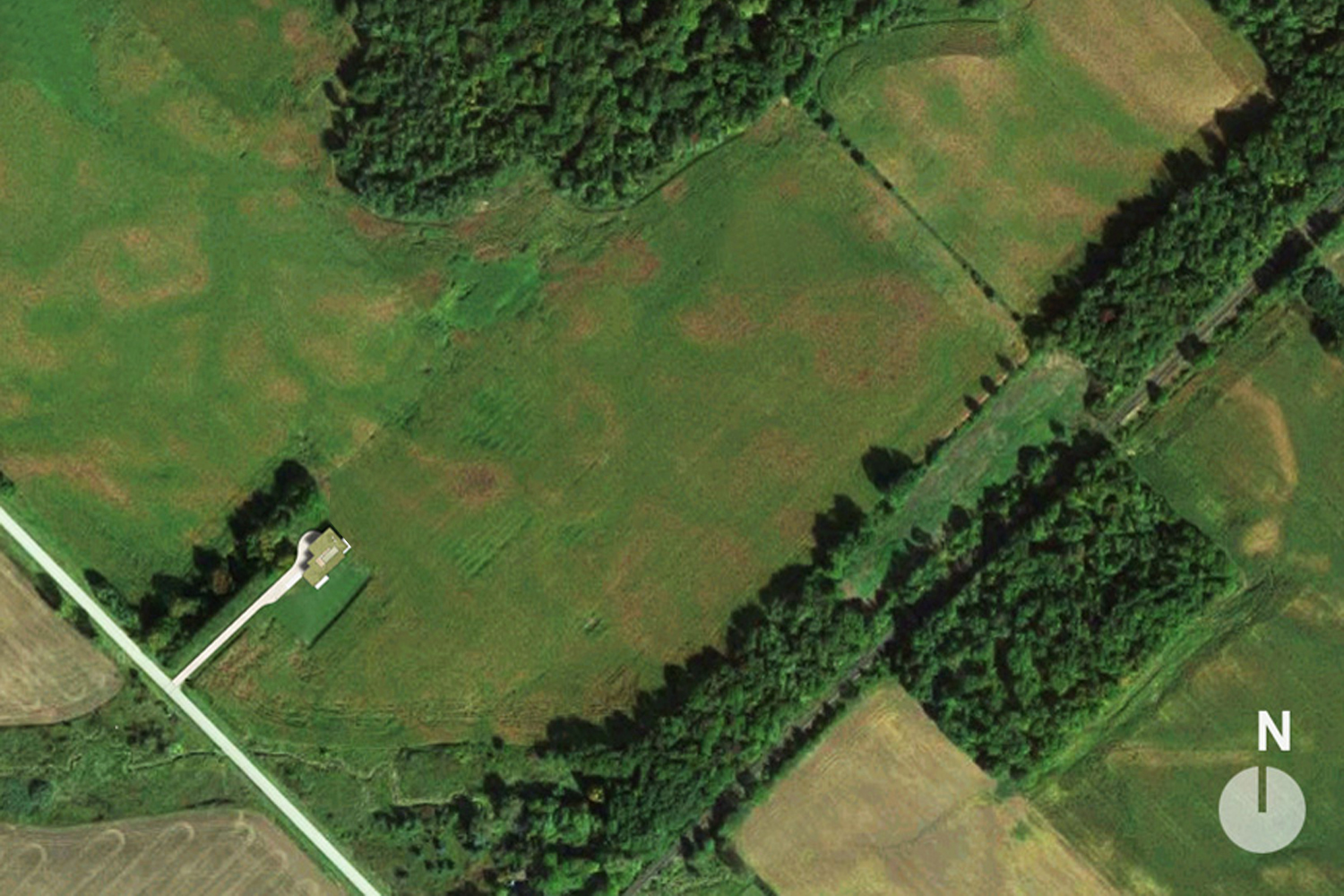 Situatie House H in Mount Brydges (Canada) door Chris Collaris Architects