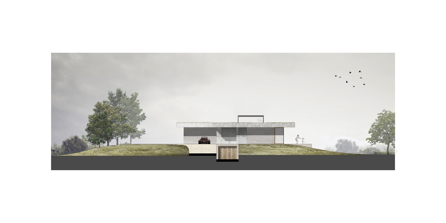 Zuidgevel House H in Mount Brydges (Canada) door Chris Collaris Architects