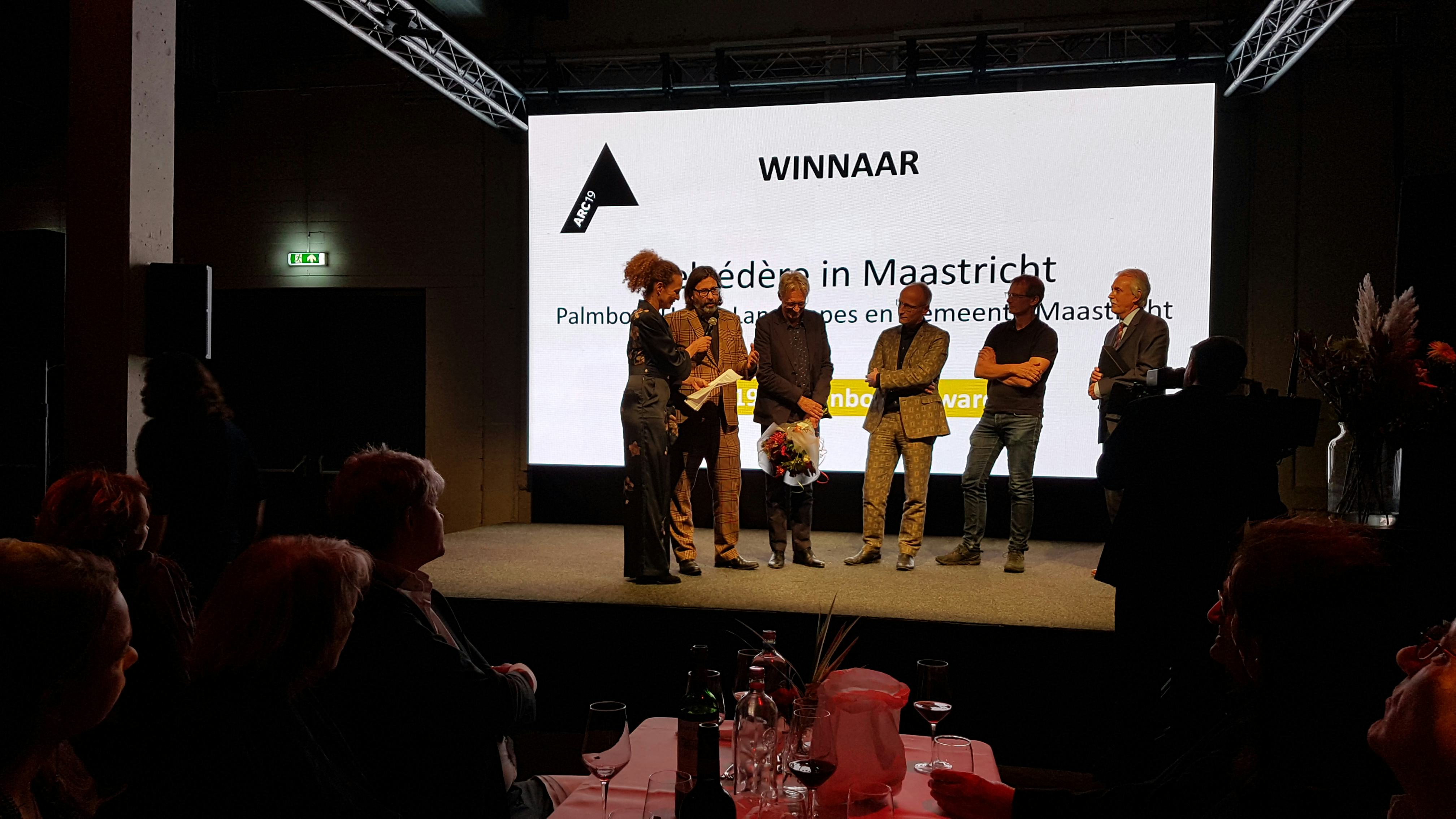 Belvédère Maastricht door Palmbout en gemeente Maastricht is de winnaar van de eerste ARC19 Stedenbouw Award