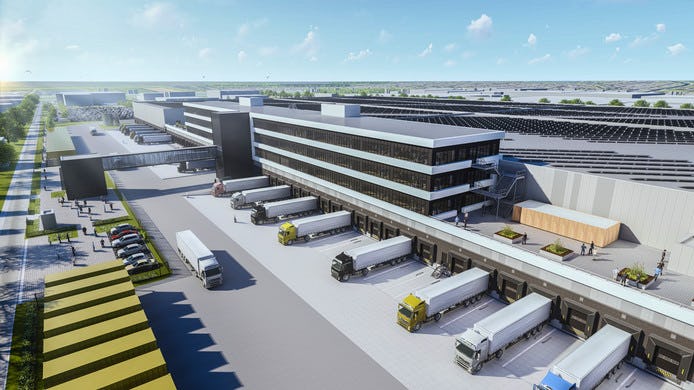 Zalando bouwt een groot formaat distributiecentrum in Bleiswijk