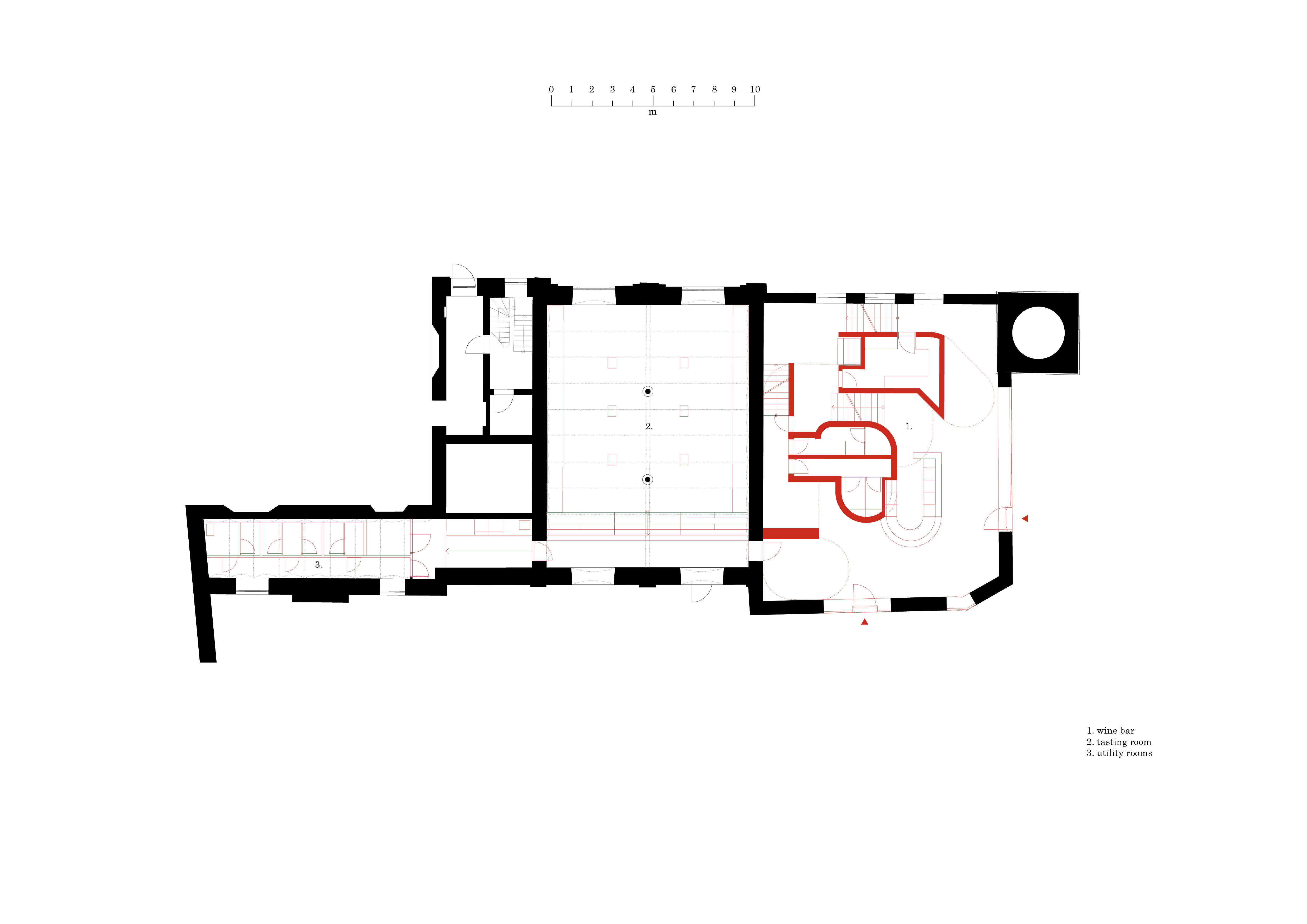 House of Wine door CHYBIK + KRISTOF. beeld CHYBIK + KRISTOF Architects and Urban Designers