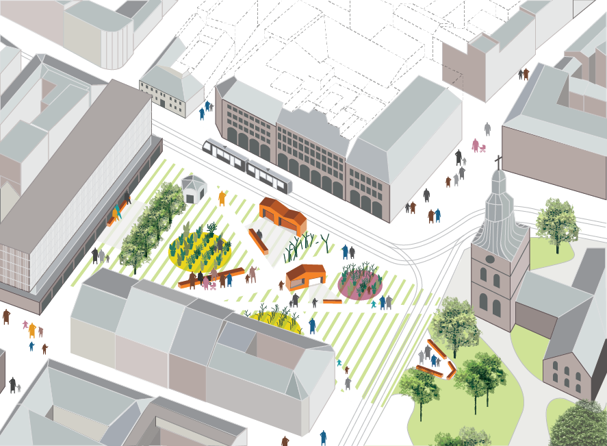 Centrum Oslo autovrij. Beeld Rodeo Arkitekter 