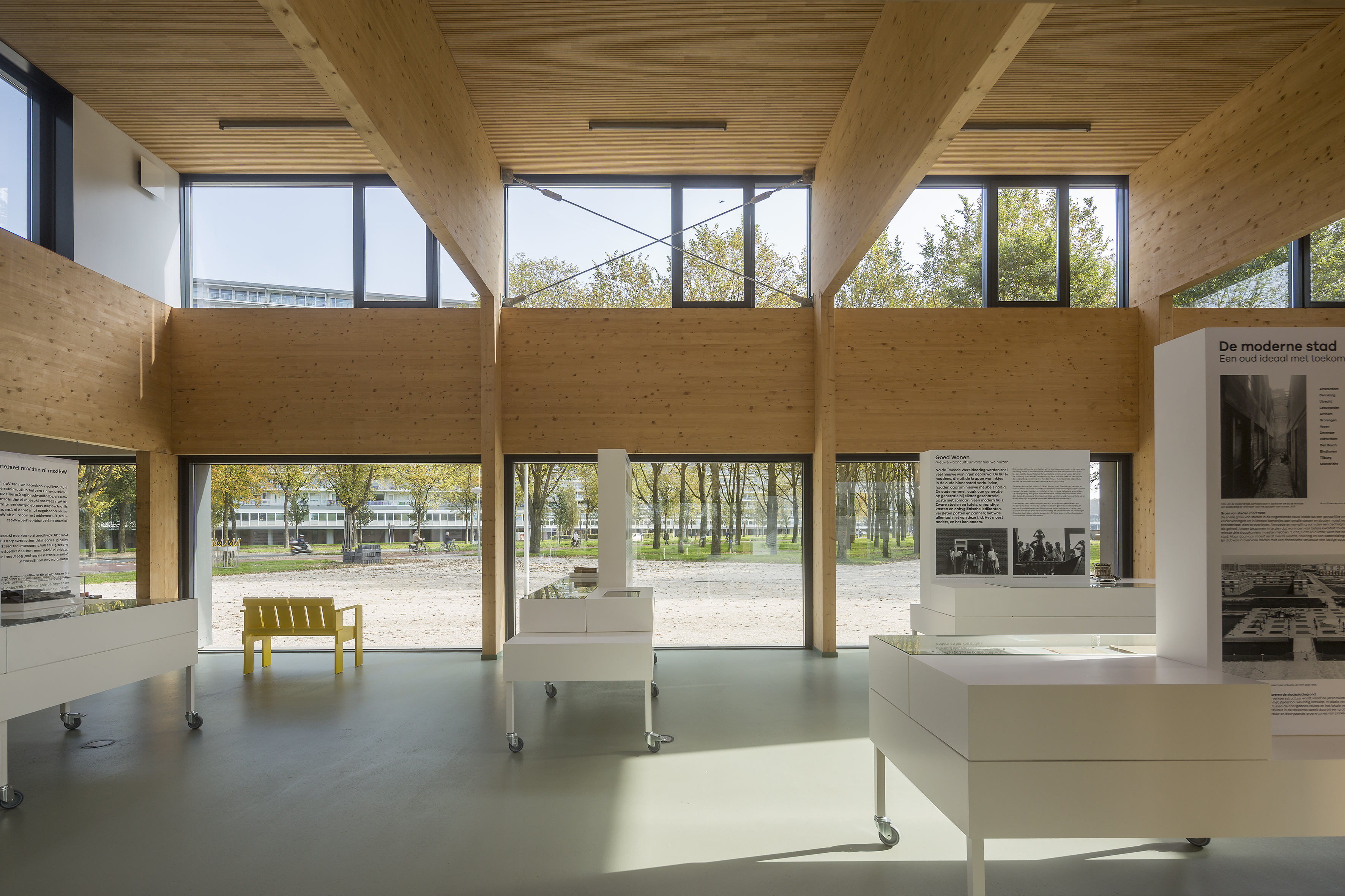 Van Eesteren Paviljoen in Amsterdam door Korteknie Stuhlmacher Architecten. Beeld Luuk Kramer