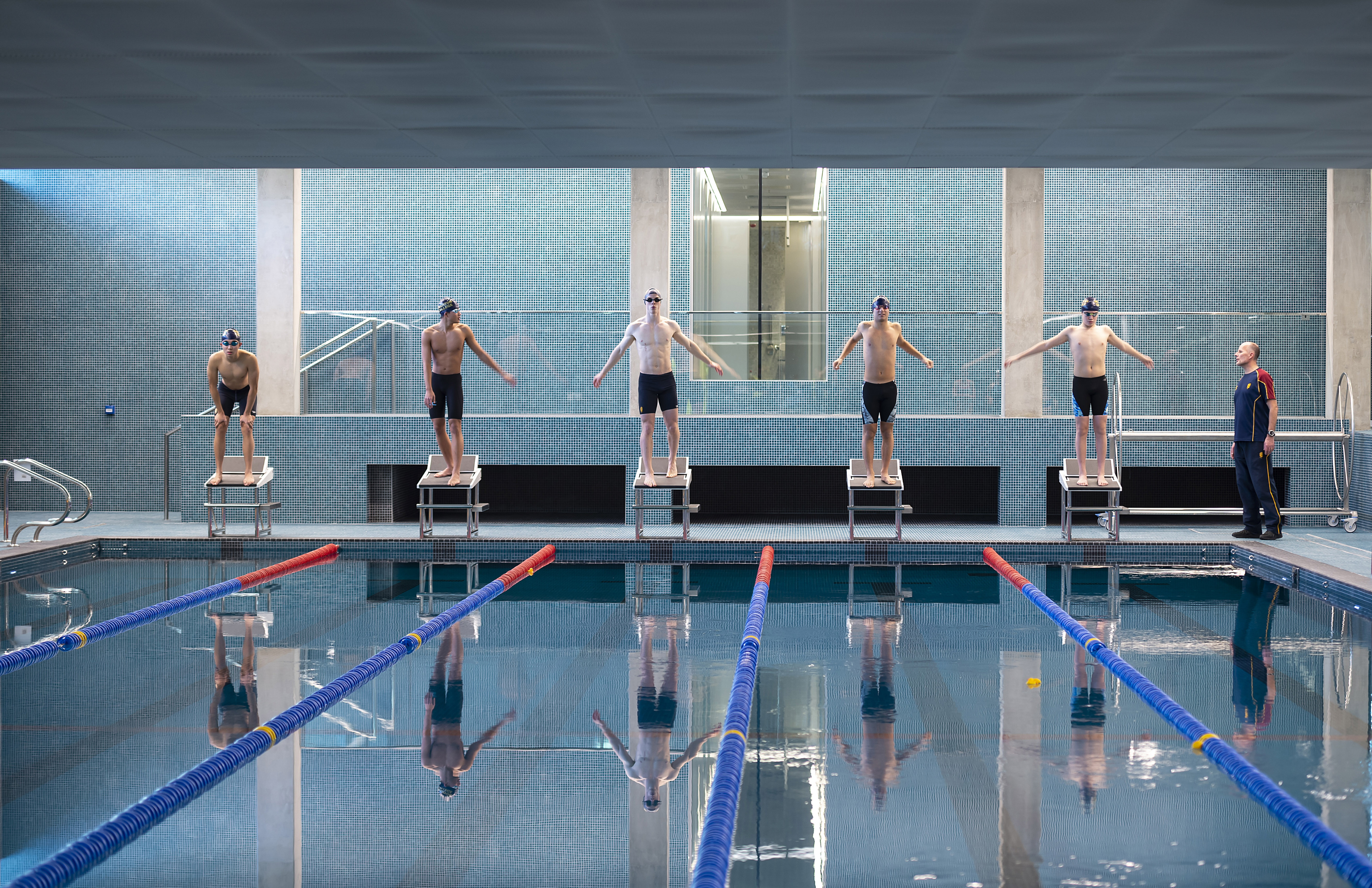 Photo by Liz Finlayson/Vervate
Brighton College Nov 2019 stock in the new Sports and Science Centre - Swimming Pool