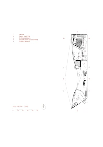 Tussenverdieping Oodi in Helsinki