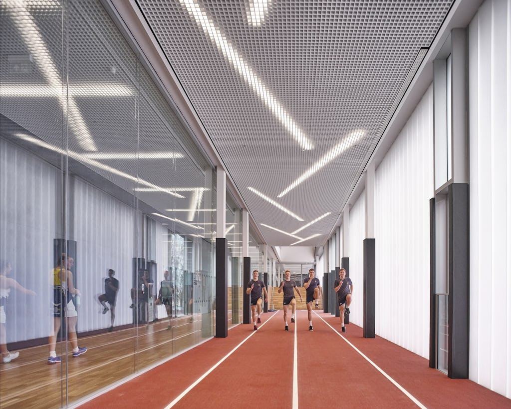 OMA Brighton College Science and Sports. Beeld Killian O_Sullivan