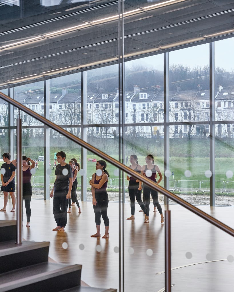 OMA Brighton College Science and Sports. Beeld Killian O_Sullivan