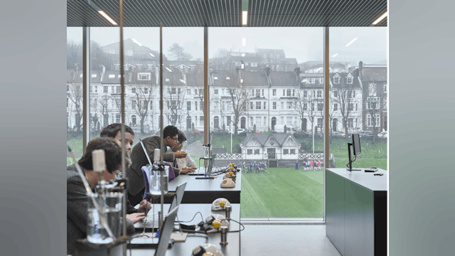 OMA Brighton College Science and Sports. Beeld Killian O_Sullivan