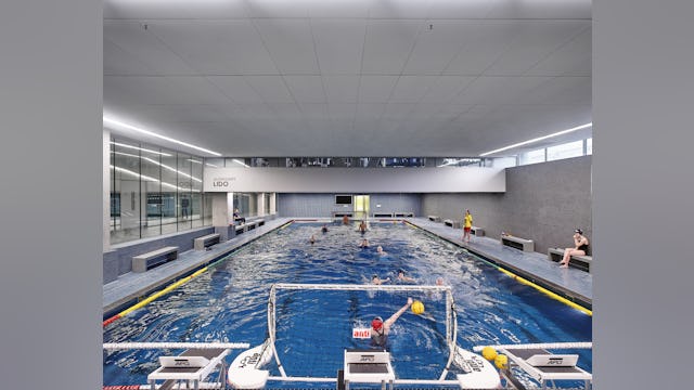 OMA Brighton College Science and Sports. Beeld Killian O_Sullivan