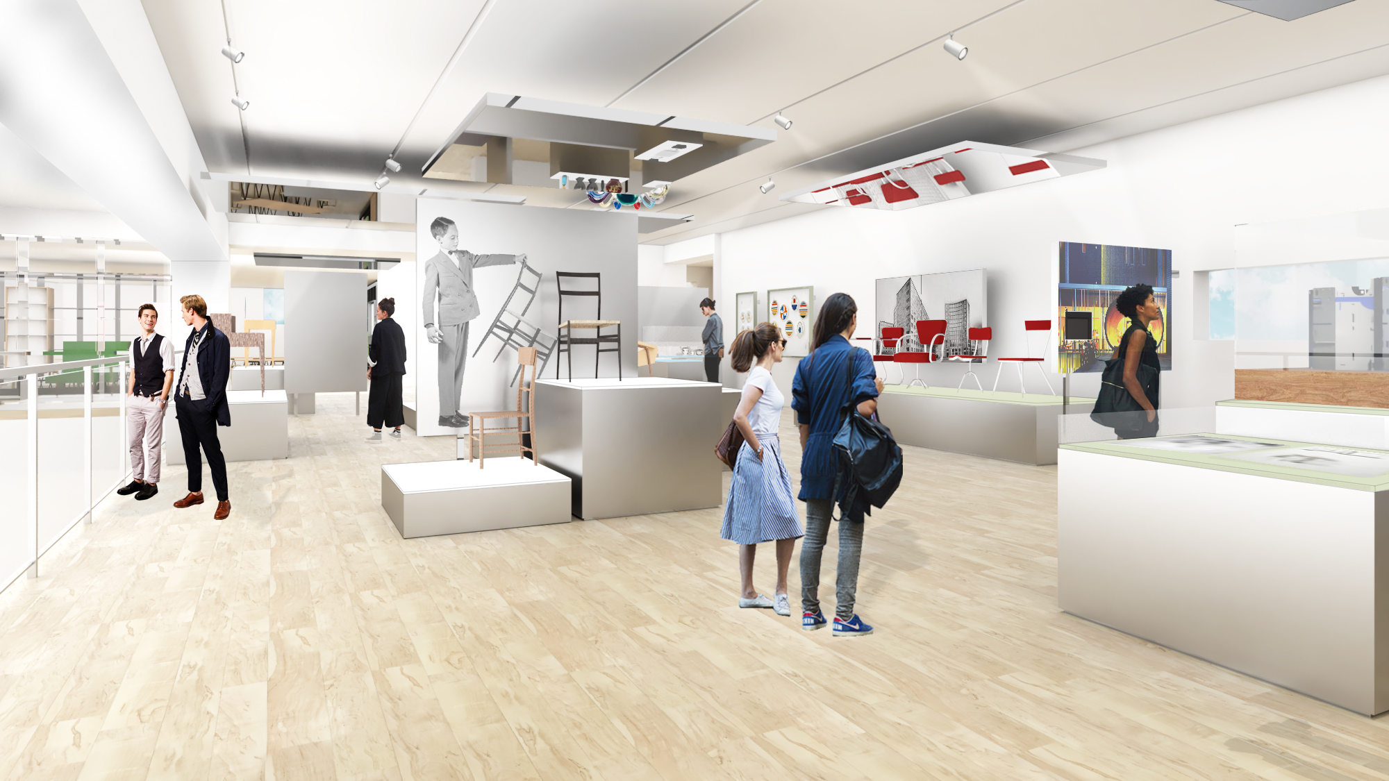 DAM Mezzanine  Gallery Joanner Posner Mayer. Beeld OMA