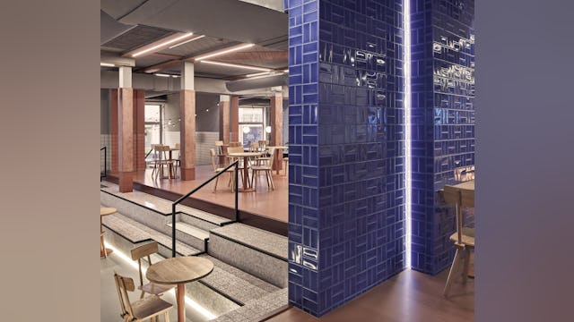 Foodhallen Den Haag door Studio Modijefsky. Beeld Maarten Willemstein