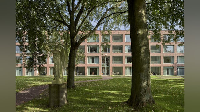 Woongebouw 1 voor Klooster Oude Dijk te Tilburg door Shift. Beeld René de Wit